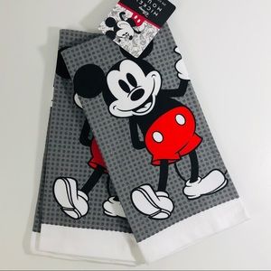 Retro Mickey Mouse Kitchen Dish Towel Set of 2